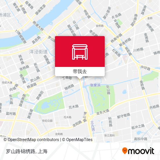 罗山路锦绣路地图