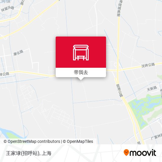王家埭(招呼站)地图
