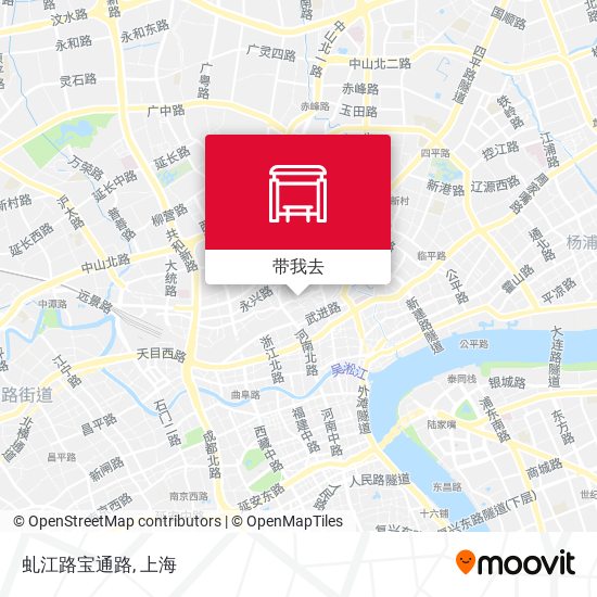 虬江路宝通路地图