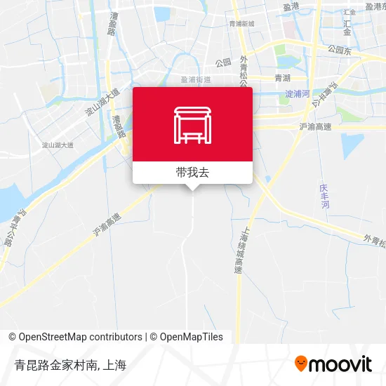 青昆路金家村南地图