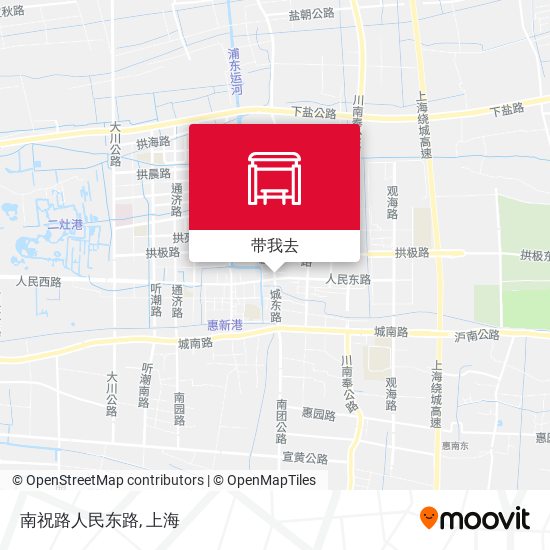 南祝路人民东路地图