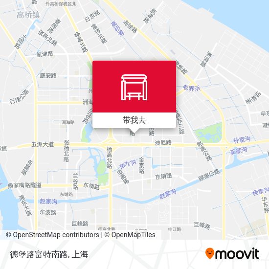 德堡路富特南路地图
