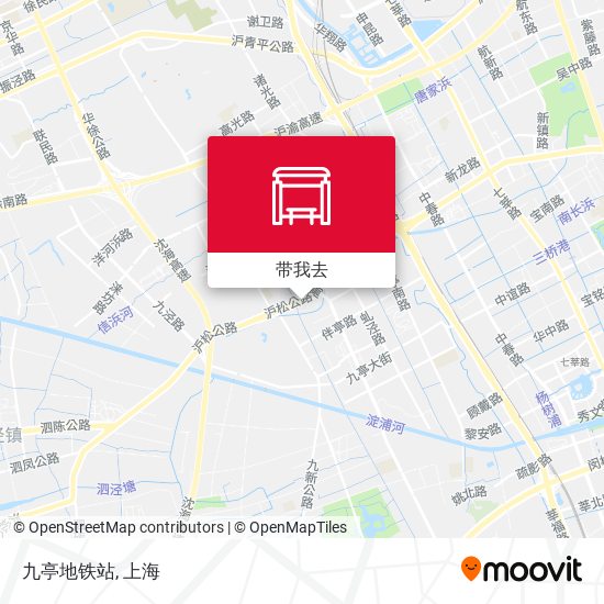 九亭地铁站地图