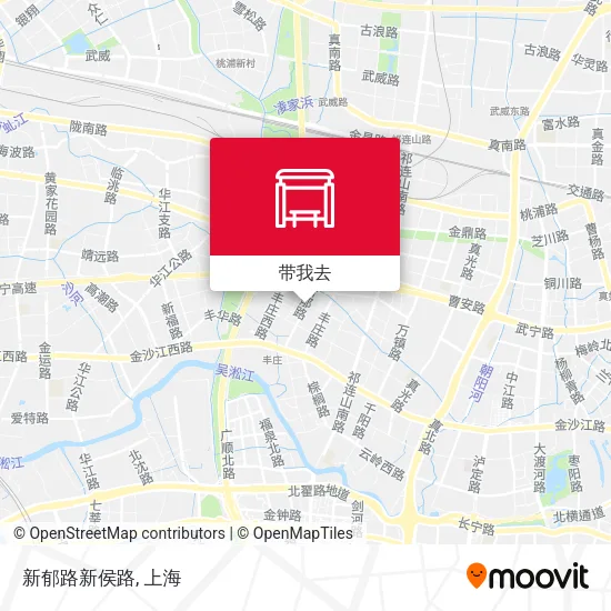 新郁路新侯路地图