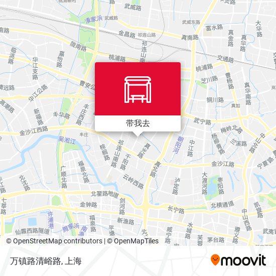 万镇路清峪路地图