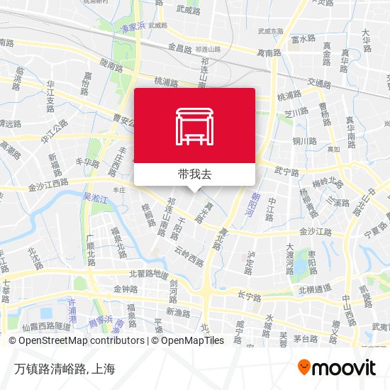 万镇路清峪路地图