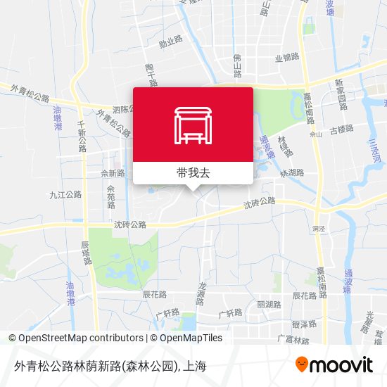 外青松公路林荫新路(森林公园)地图