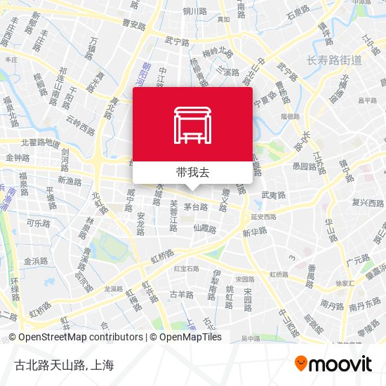 古北路天山路地图