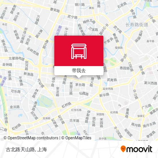 古北路天山路地图