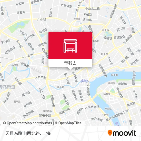 天目东路山西北路地图
