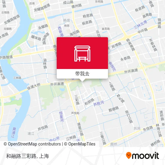 和融路三彩路地图