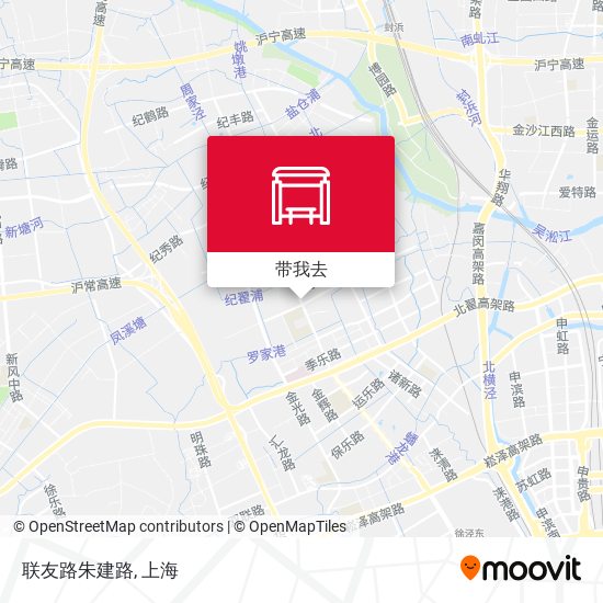 联友路朱建路地图