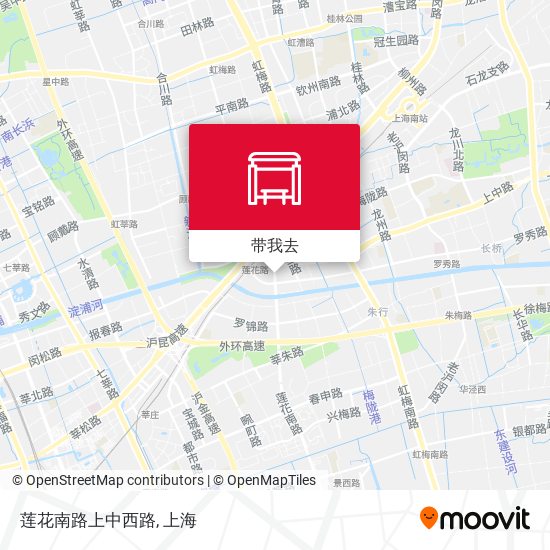 莲花南路上中西路地图