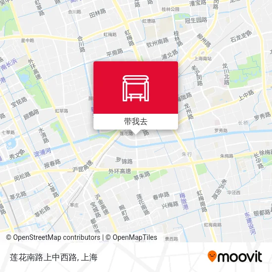 莲花南路上中西路地图