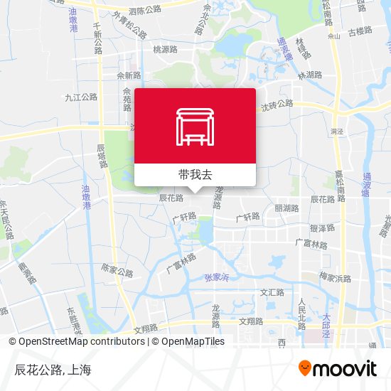 辰花公路地图