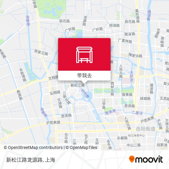 新松江路龙源路地图