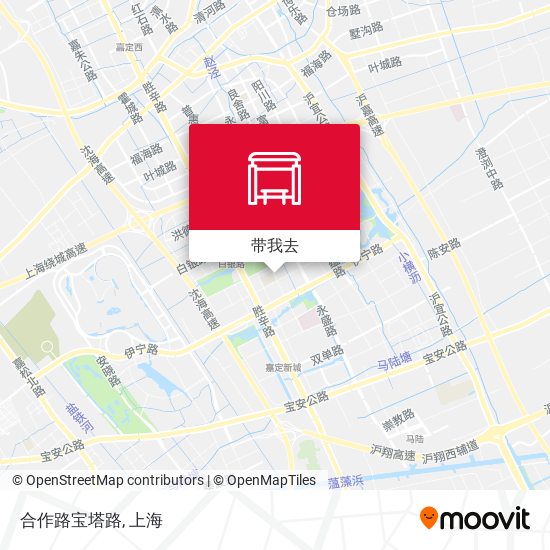 合作路宝塔路地图