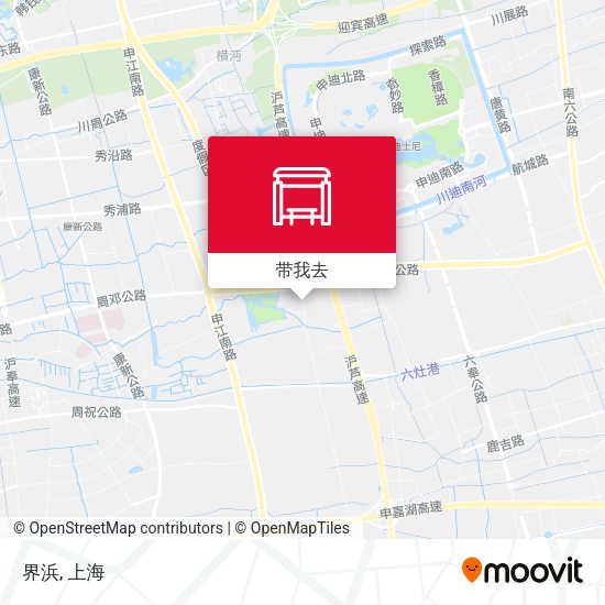 界浜地图