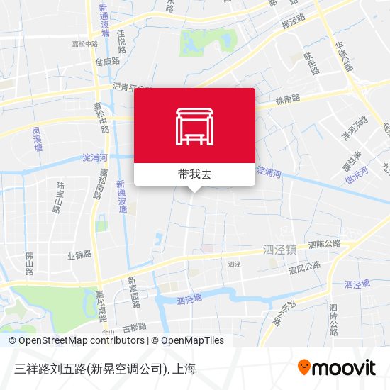 三祥路刘五路(新晃空调公司)地图