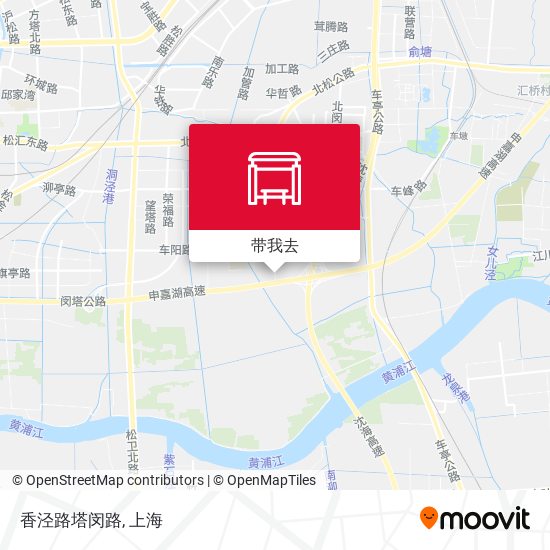 香泾路塔闵路地图