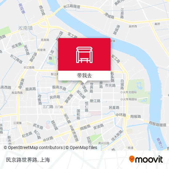 民京路世界路地图