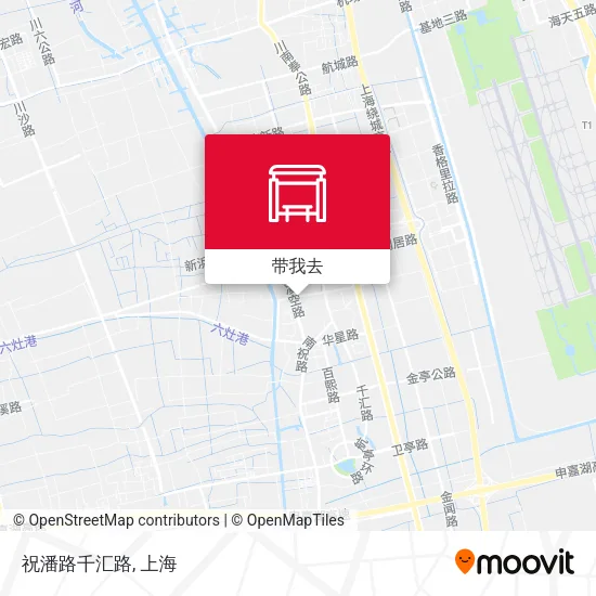 祝潘路千汇路地图