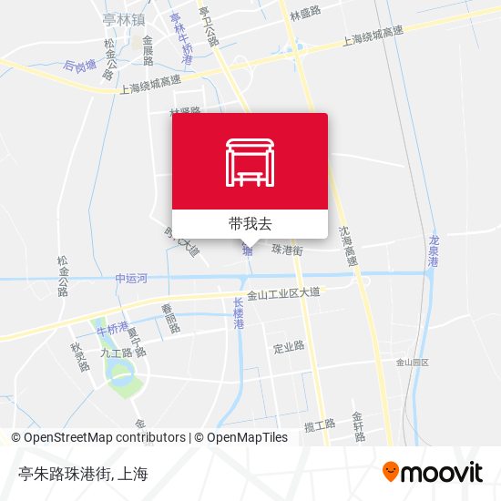 亭朱路珠港街地图