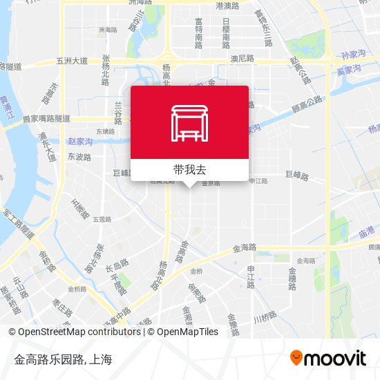 金高路乐园路地图