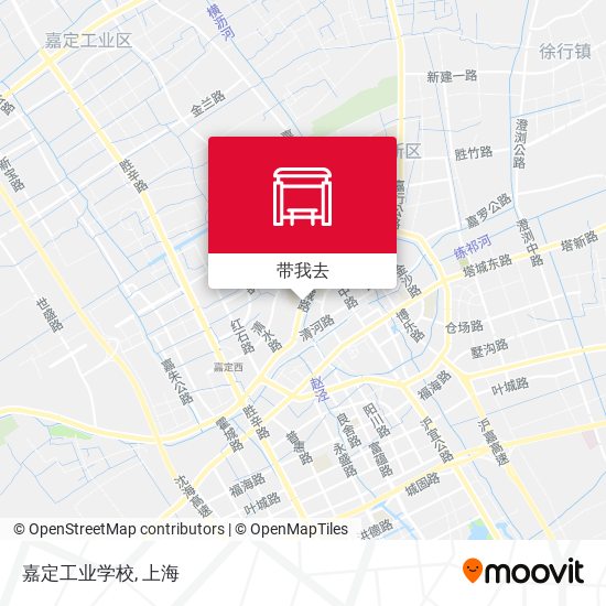 嘉定工业学校地图
