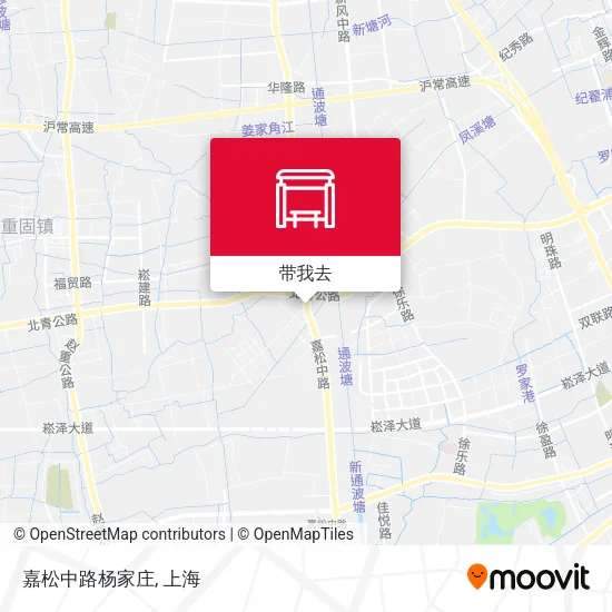 嘉松中路杨家庄地图