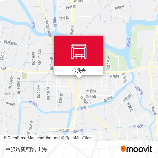 中强路新宾路地图
