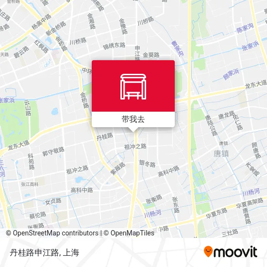 丹桂路申江路地图
