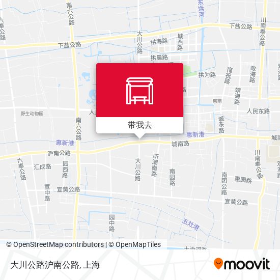 大川公路沪南公路地图