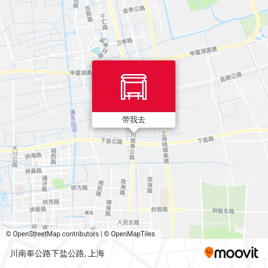 川南奉公路下盐公路地图