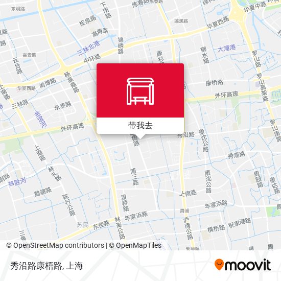 秀沿路康梧路地图