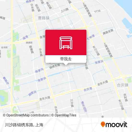川沙路锦绣东路地图