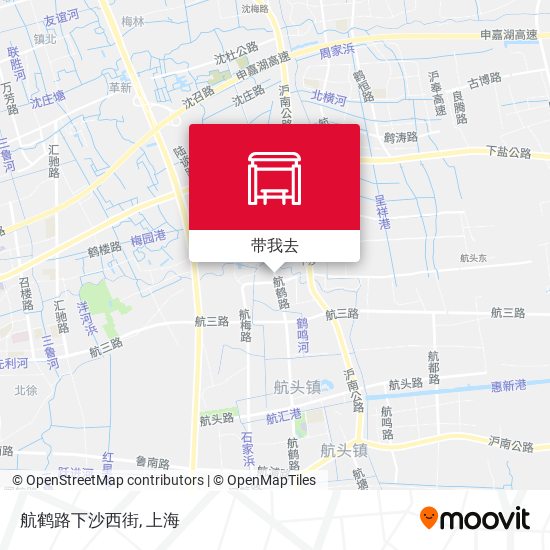 航鹤路下沙西街地图
