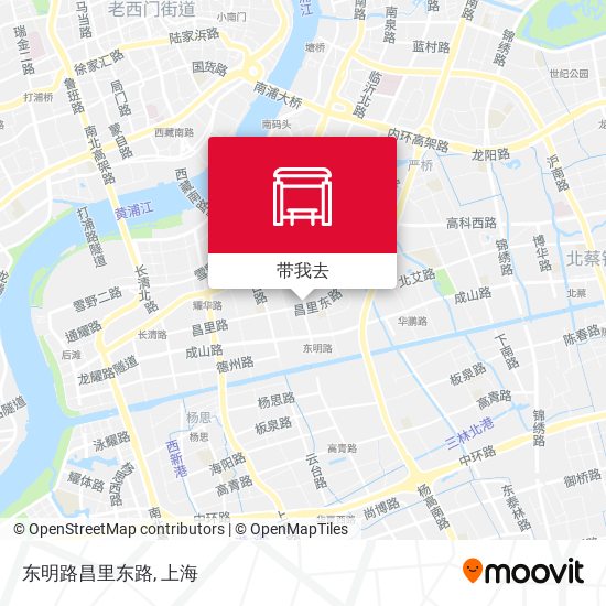 东明路昌里东路地图