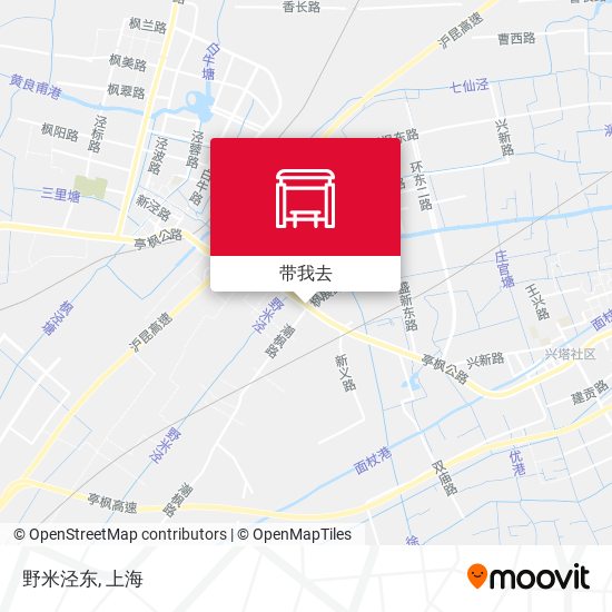野米泾东地图