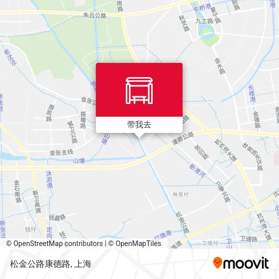松金公路康德路地图