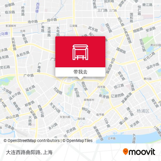 大连西路曲阳路地图