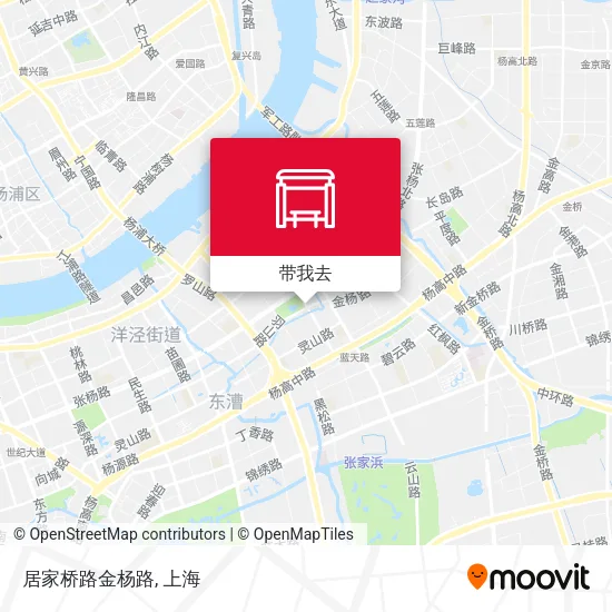 居家桥路金杨路地图