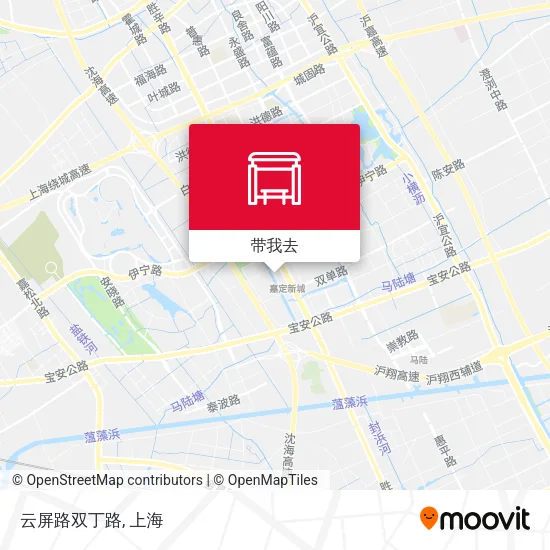 云屏路双丁路地图