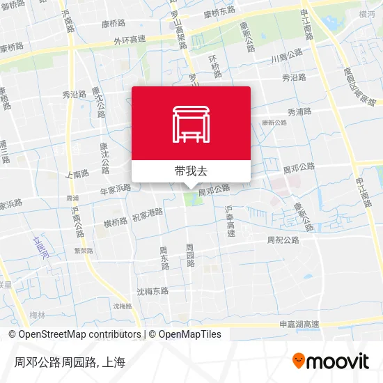 周邓公路周园路地图