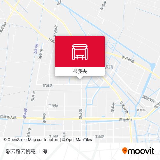 彩云路云帆苑地图