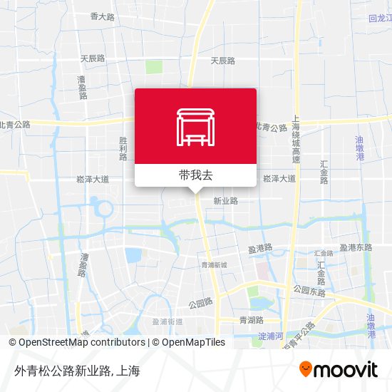 外青松公路新业路地图