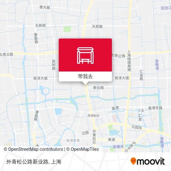 外青松公路新业路地图