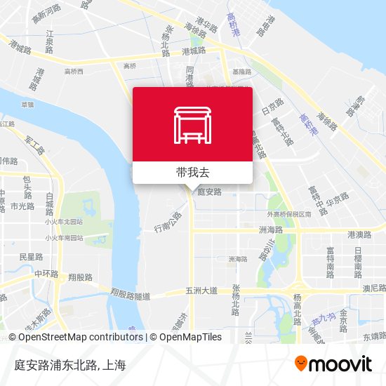 庭安路浦东北路地图