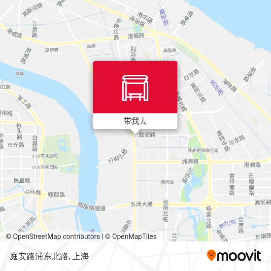 庭安路浦东北路地图