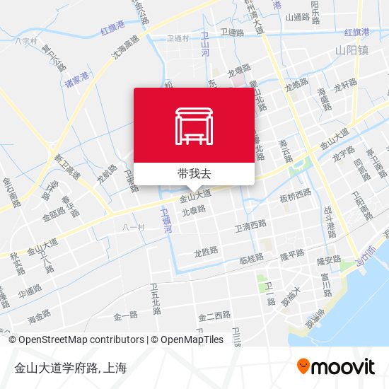 金山大道学府路地图